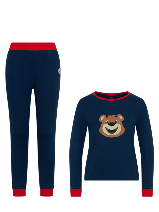 Children Berni pyjamas navy Official FC Bayern Munich Store