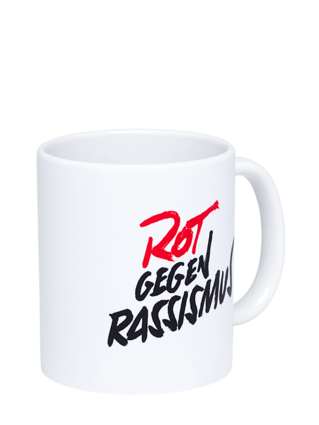 Tasse Rot gegen Rassismus