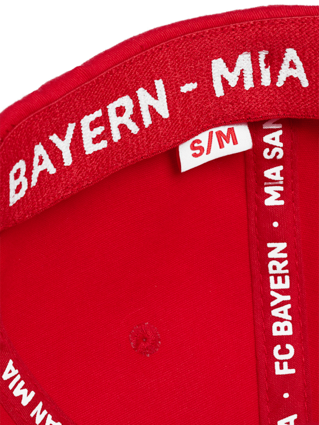 FC Bayern München Baseballcap Grau - Unisex Washed Logo Cap 100% Baumwolle