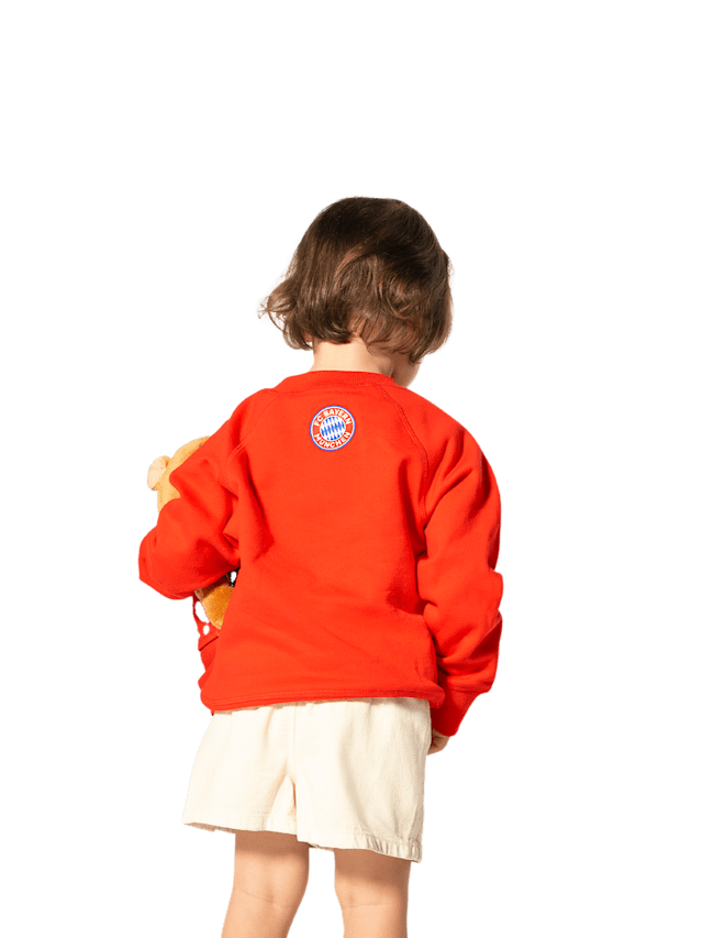 Baby Sweatshirt Berni, Mia, Ben red Official FC Bayern Munich Store