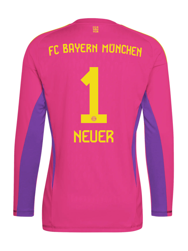 Herren Langarm Trikot Torwart 23 24 lila Official FC Bayern