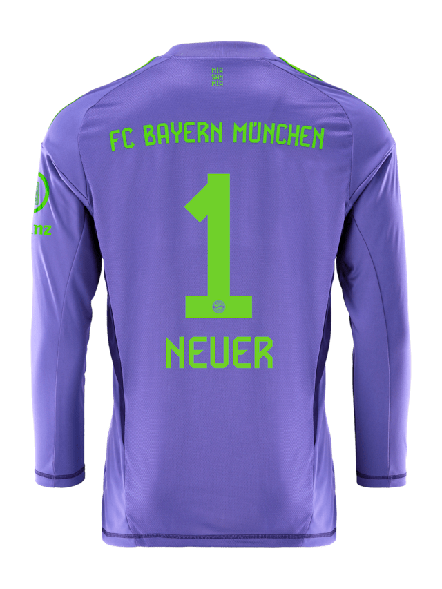 Herren Langarm Trikot Torwart 24 25 lila FC Bayern Munich Boutique