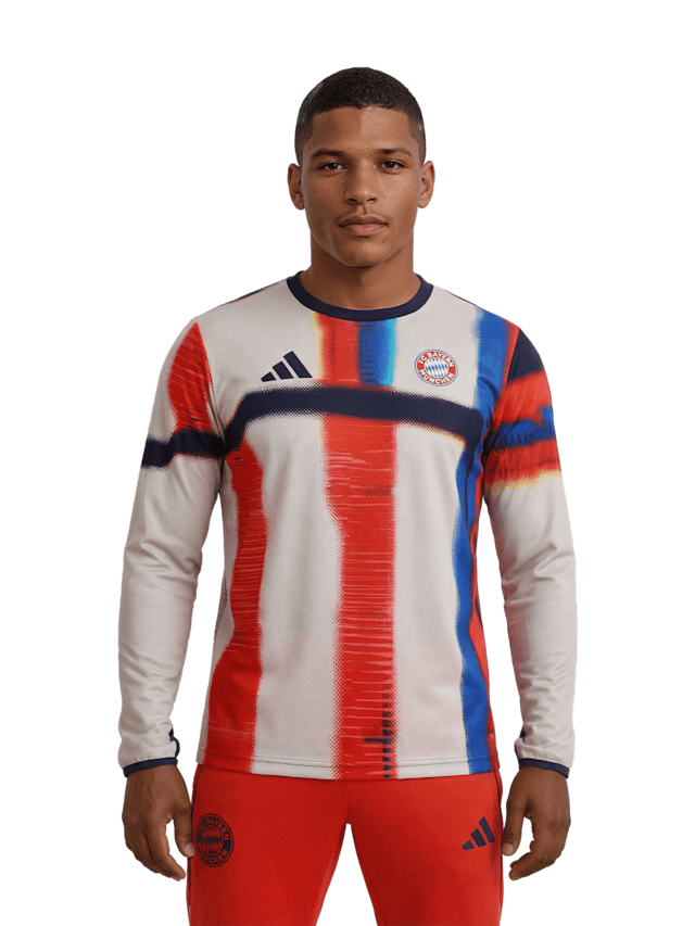 Men Pro training warm-top team line red | Official FC Bayern