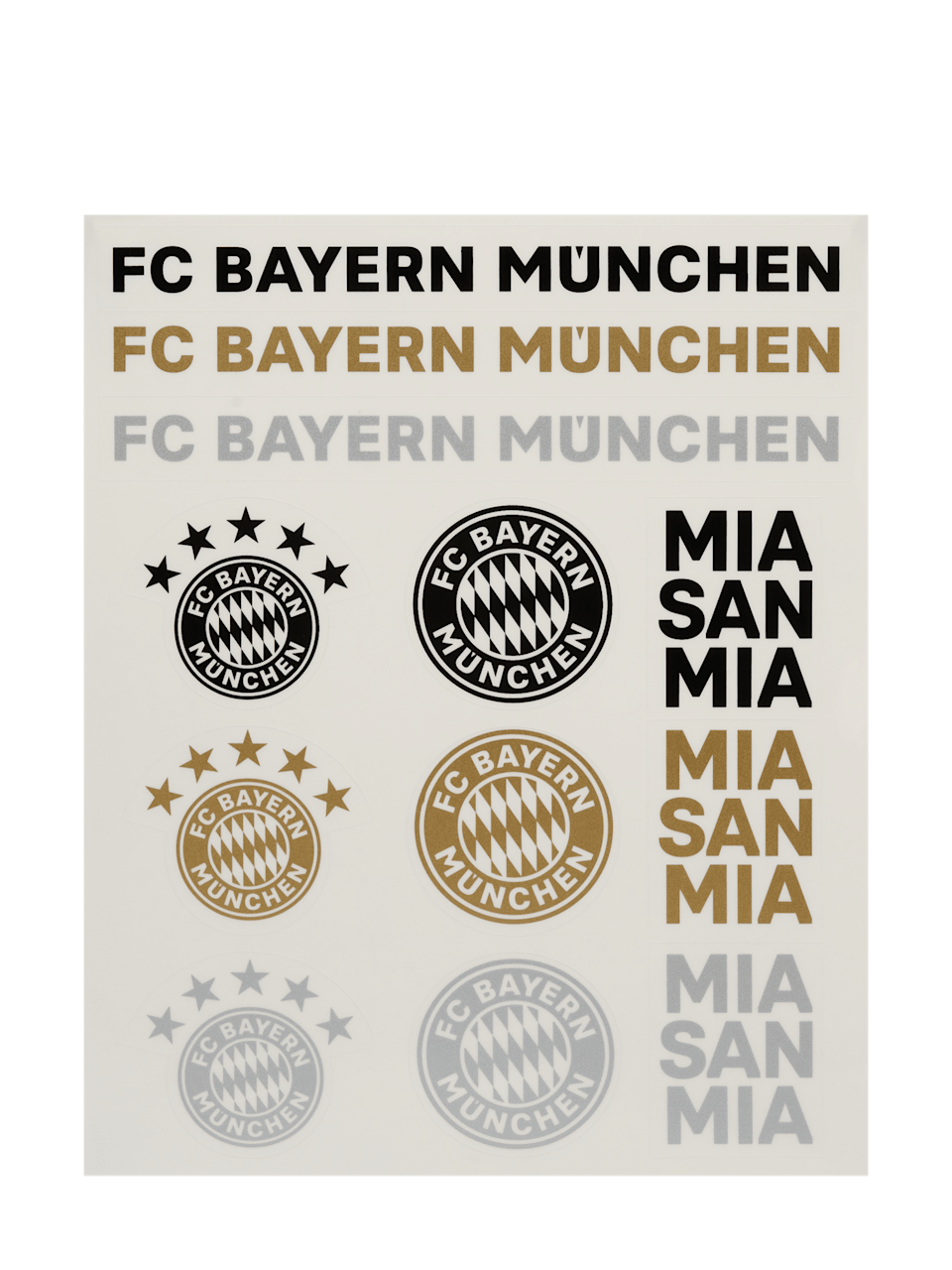 Unisex Sticker 2er-Set Logo 1