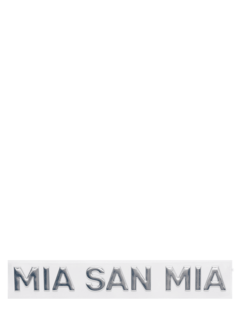 Bumper sticker Chromeflex Mia san mia 1