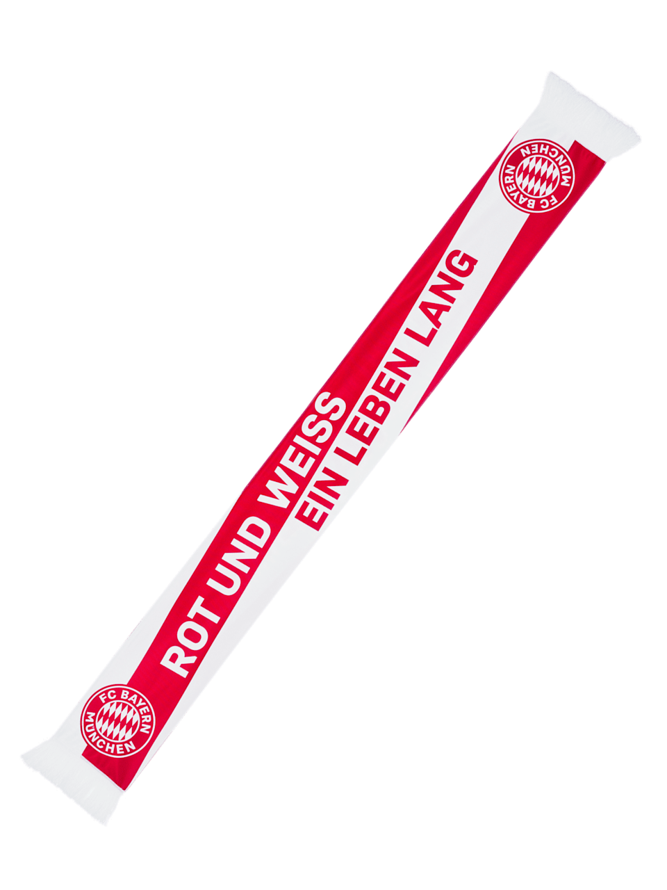 Unisex Scarf Red & White 1