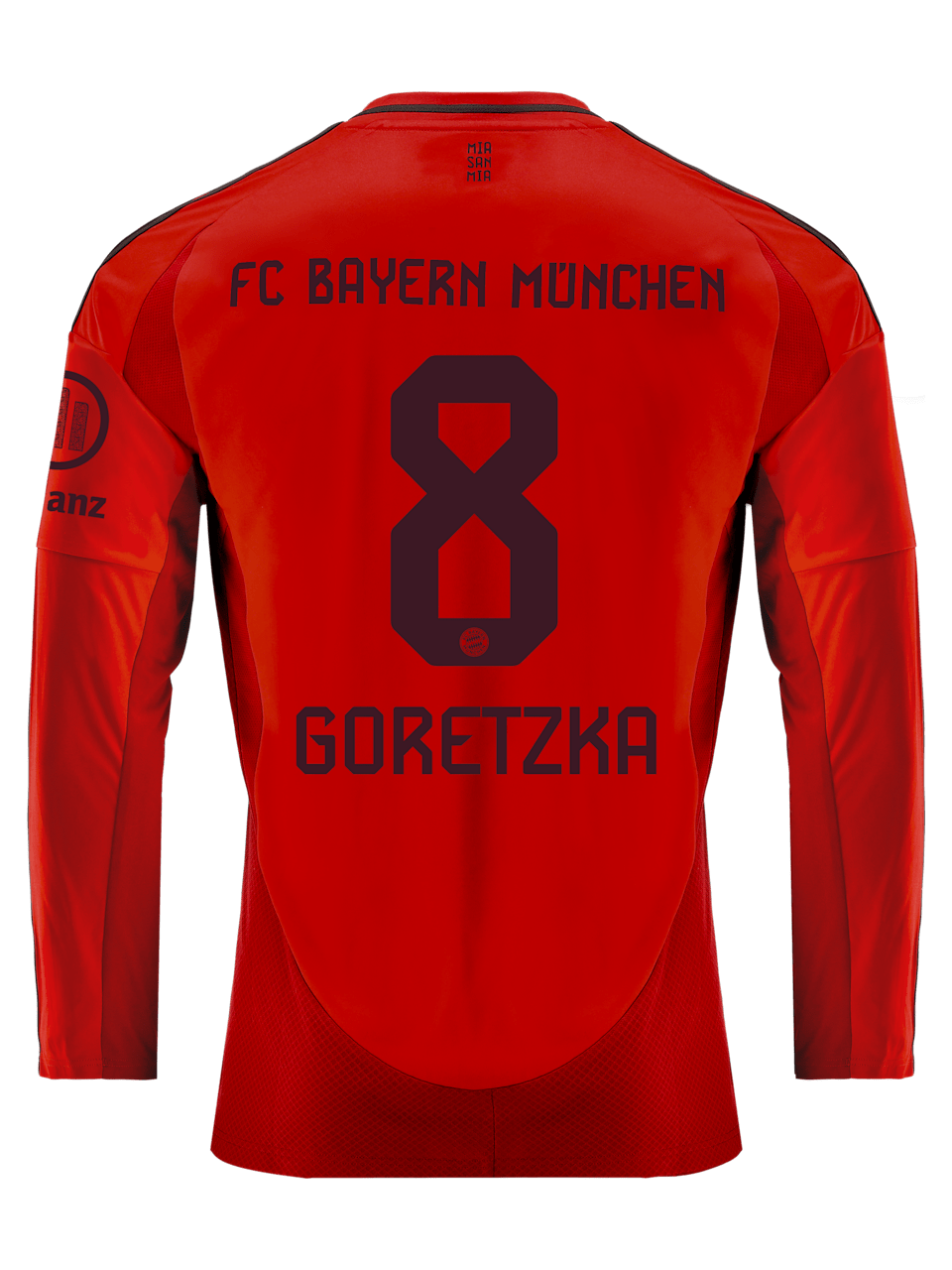Leon Goretzka Uomini Maglia a Maniche Lunghe Casa 24-25 1