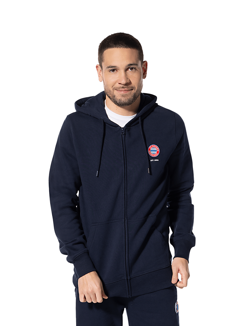 Hombres Sudadera con cremallera Essential 1