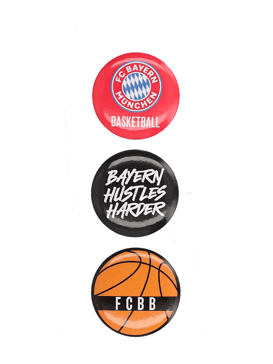 Basketball Button 3er-Set 1