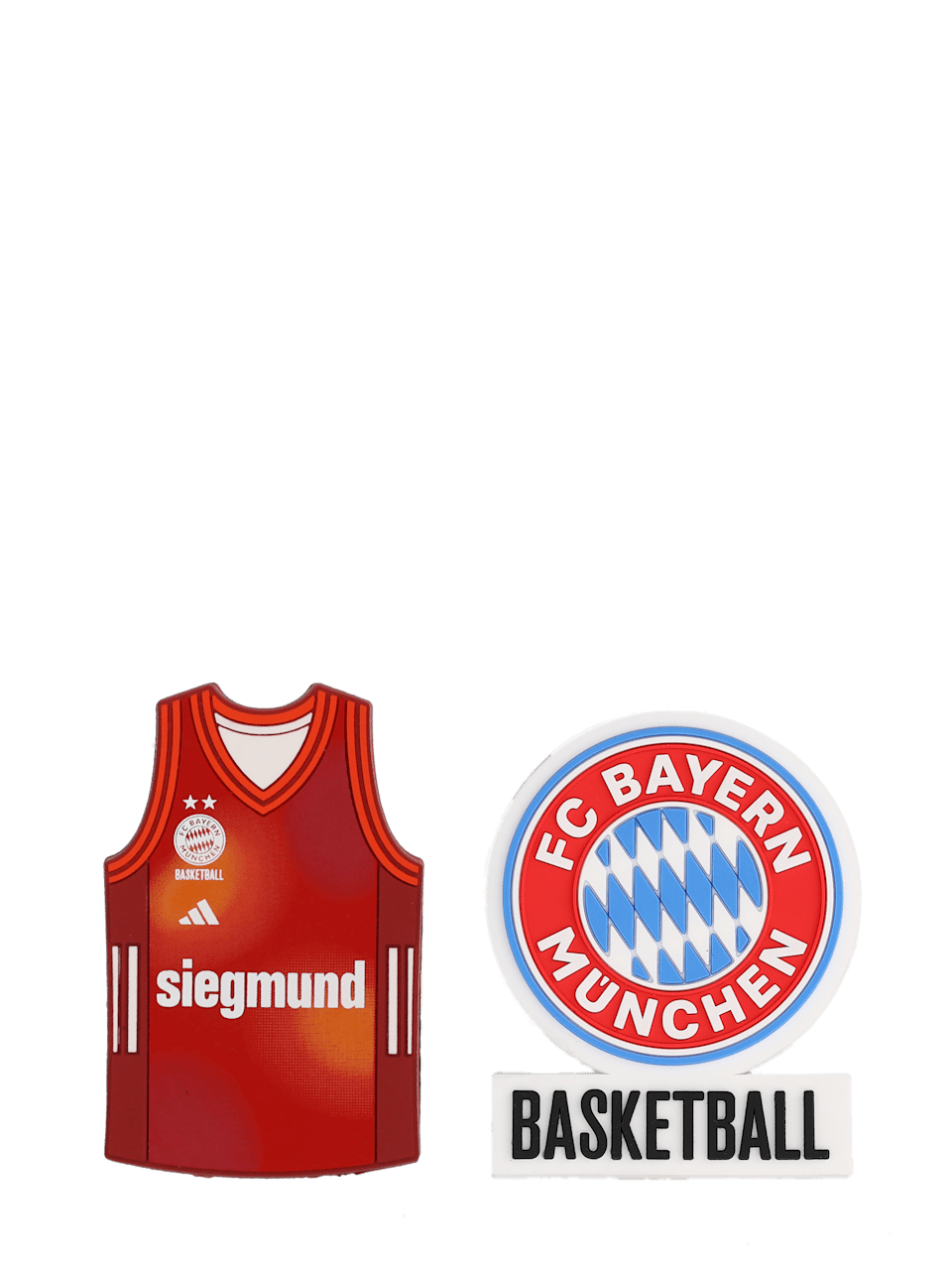 Basketball Magnet Logo & Trikot 2er-Set 1