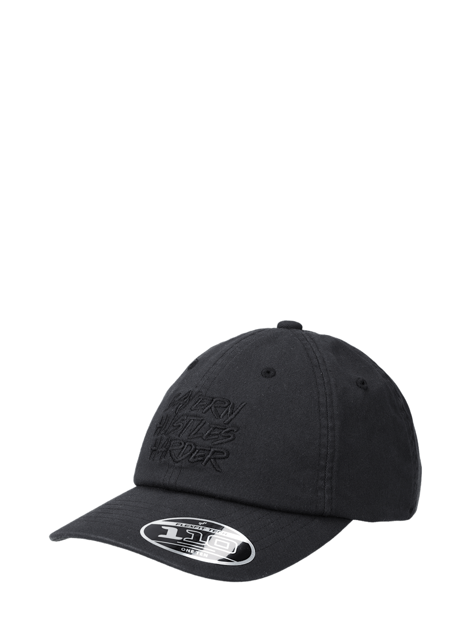 Unisex Dad Cap Hustles Harder 1