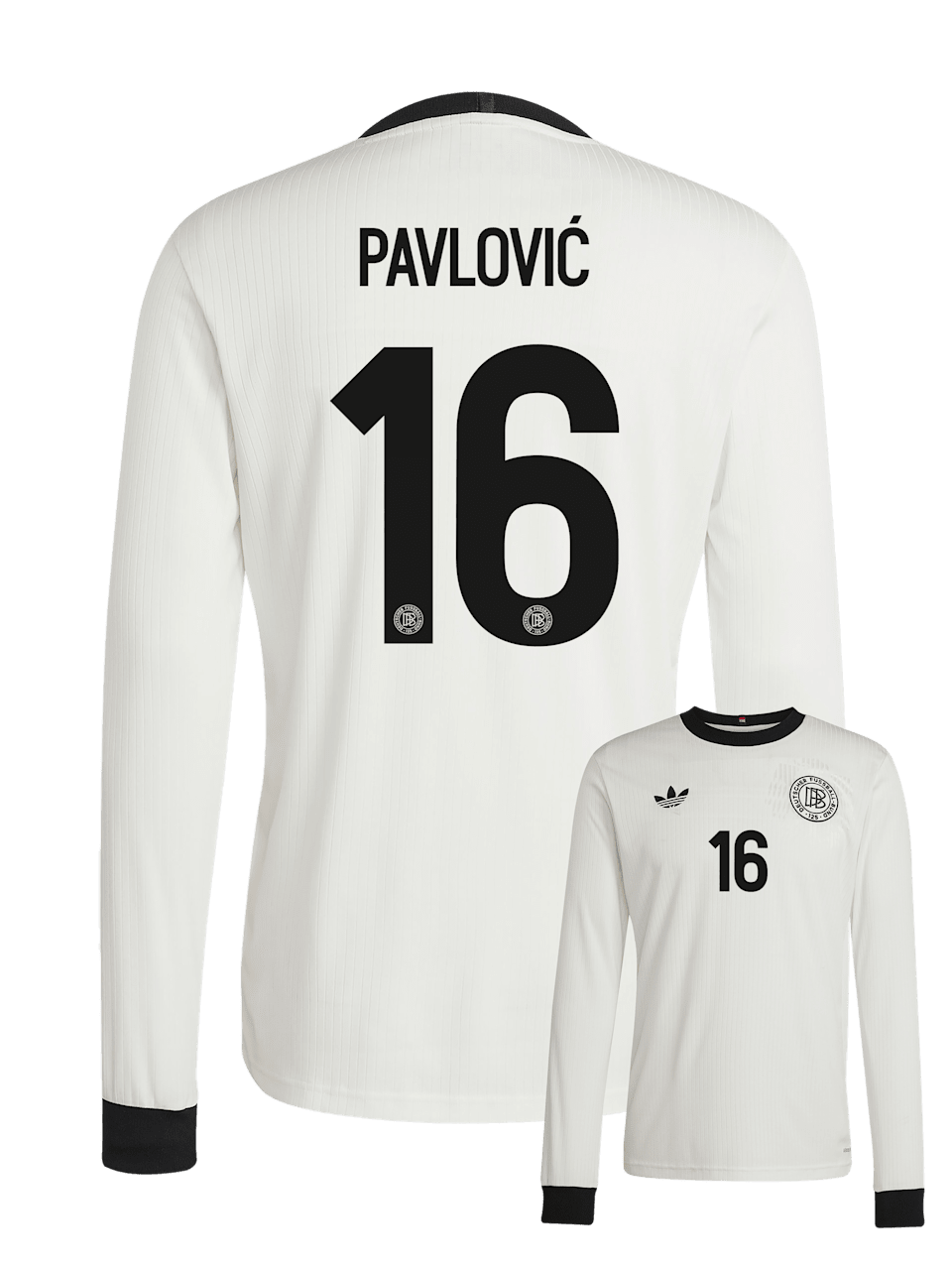 Men Langarmtrikot DFB Home 125 Jahre 1