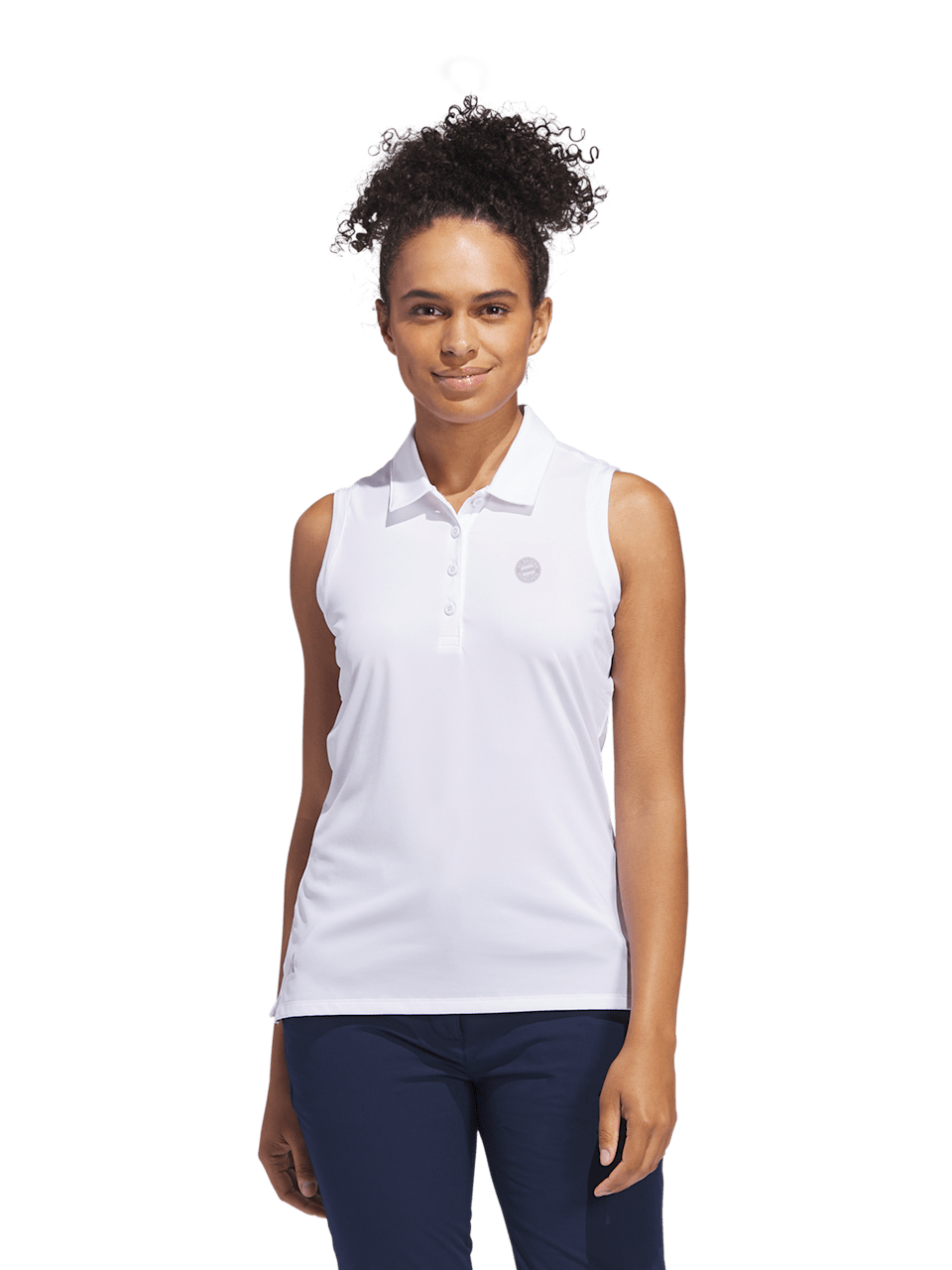 Mujeres Poloshirt ärmellos 1