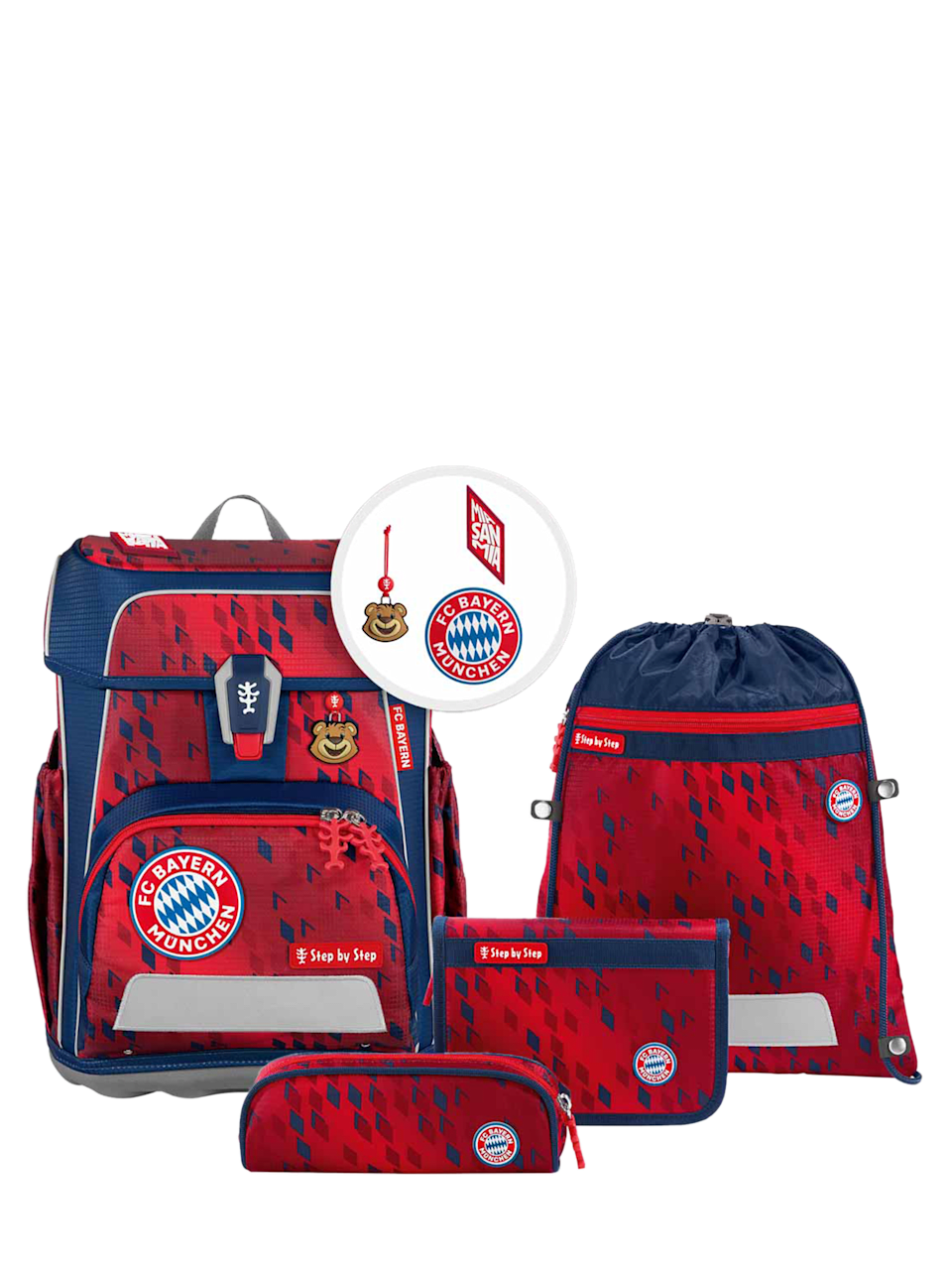 Kinder Schulranzen-Set Mia san mia 5-teilig 1