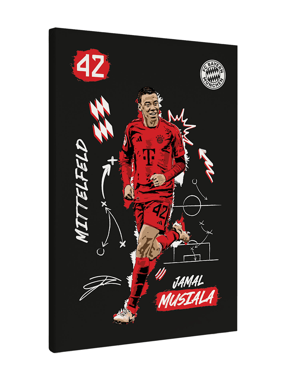 Jamal Musiala Leinwand Musiala 1
