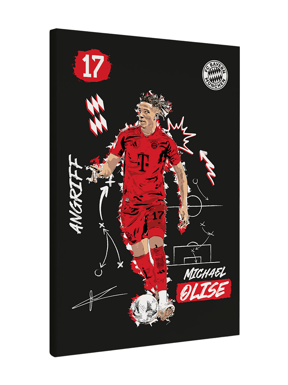 Michael Olise Leinwand Olise 1