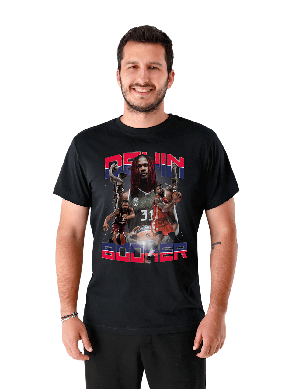 Unisex Basketball T-Shirt Booker 1