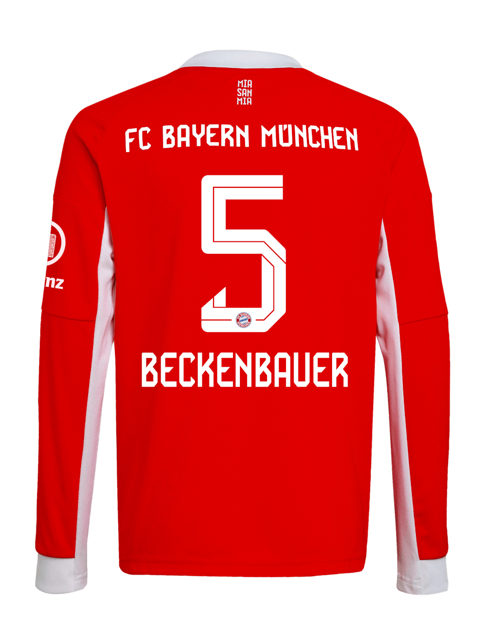 Franz Beckenbauer Men Long Sleeve Home Jersey 25-26 1