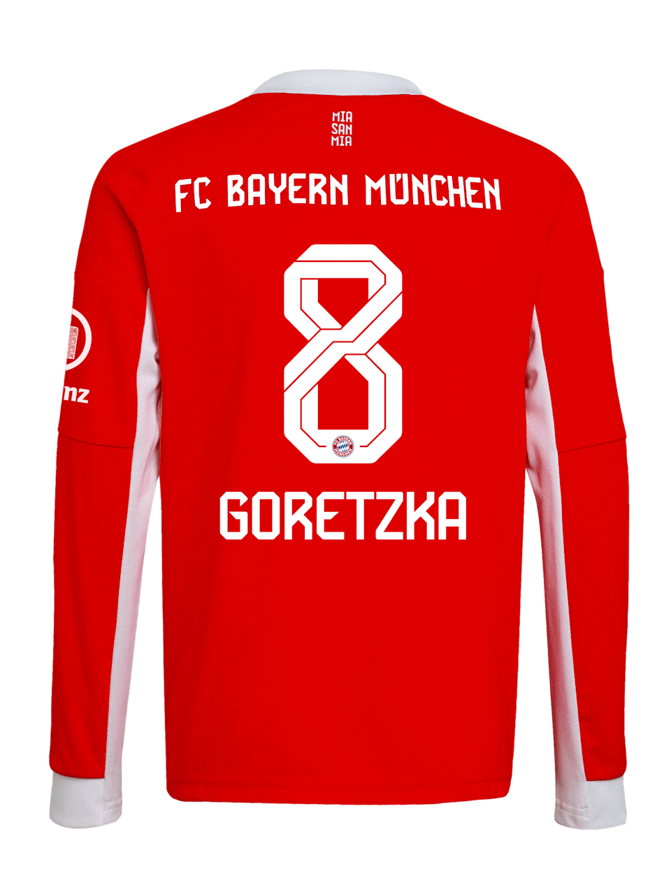 Leon Goretzka Uomini Maglia a Maniche Lunghe Casa 25-26 1