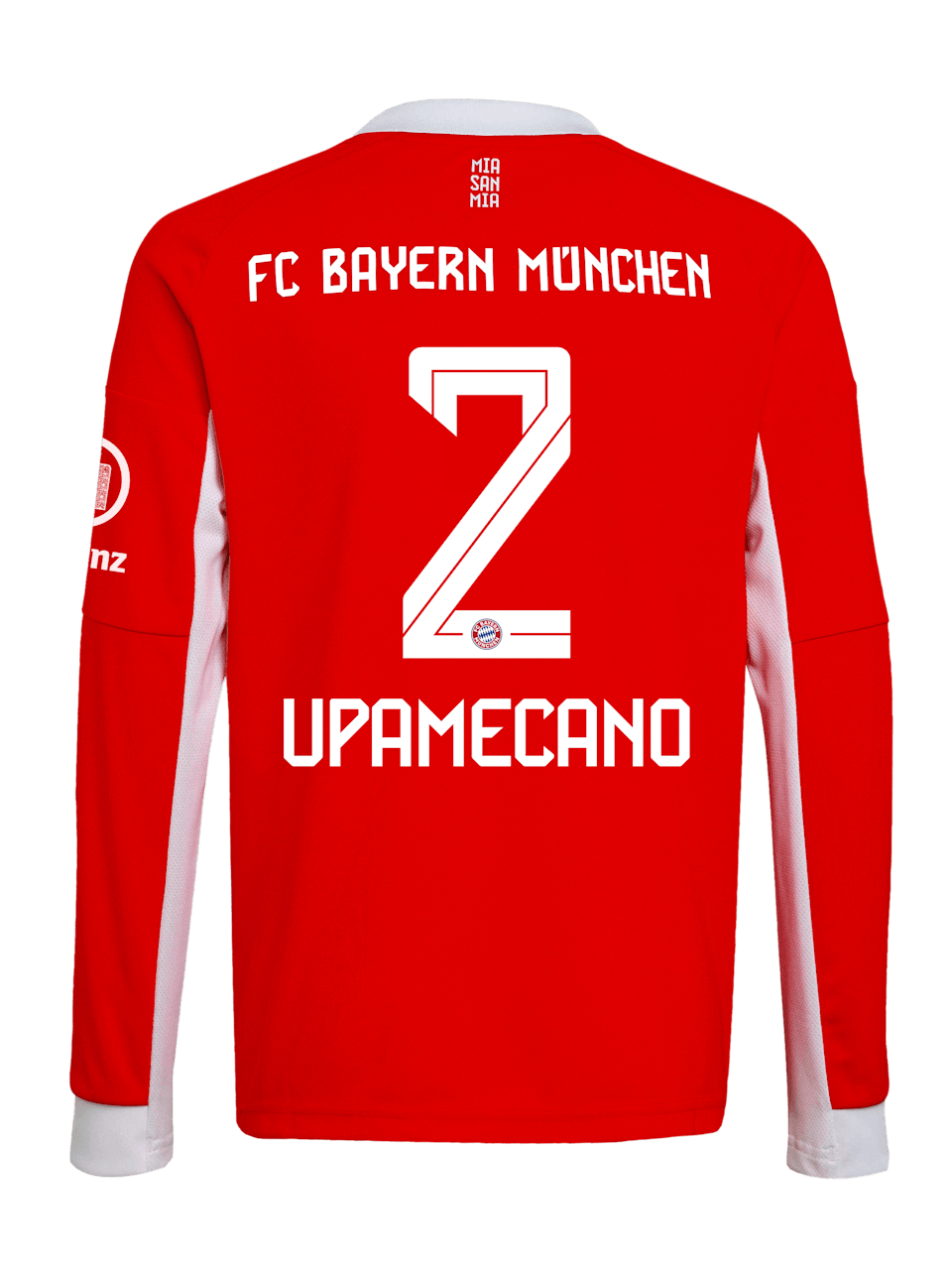 Dayot Upamecano Uomini Maglia a Maniche Lunghe Casa 25-26 1
