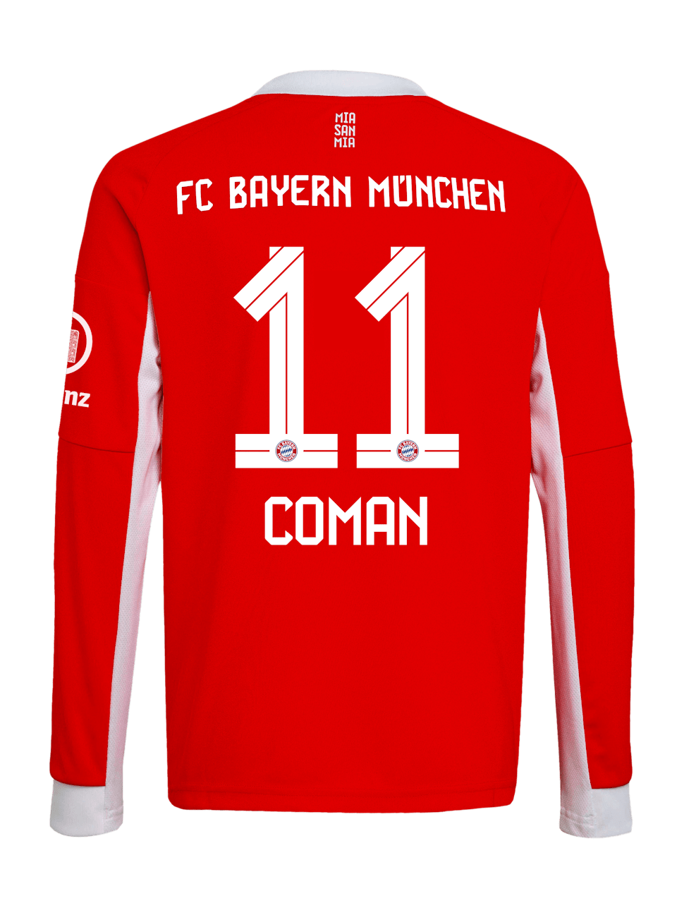 Kingsley Coman Uomini Maglia a Maniche Lunghe Casa 25-26 1