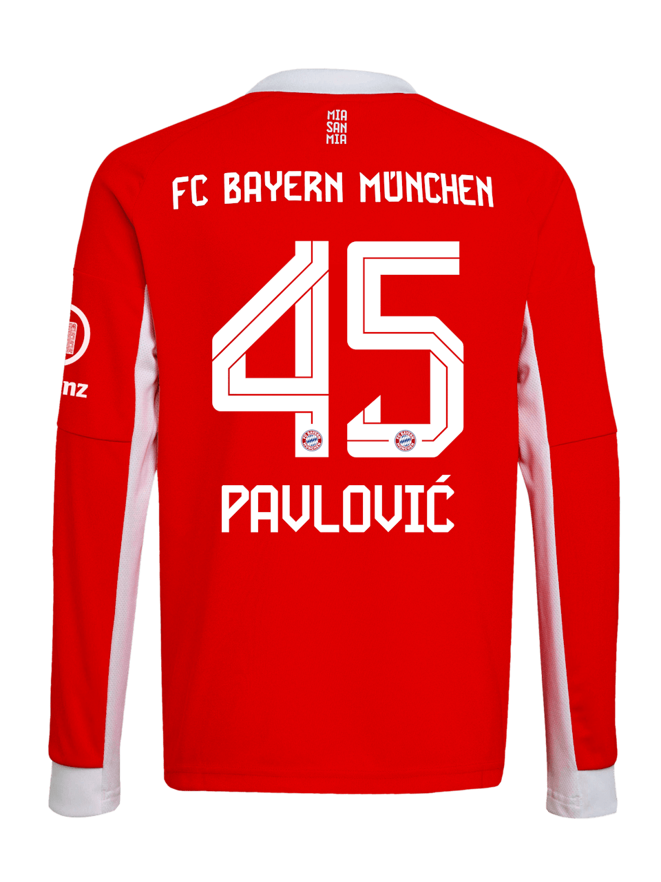 Aleksandar Pavlović Uomini Maglia a Maniche Lunghe Casa 25-26 1