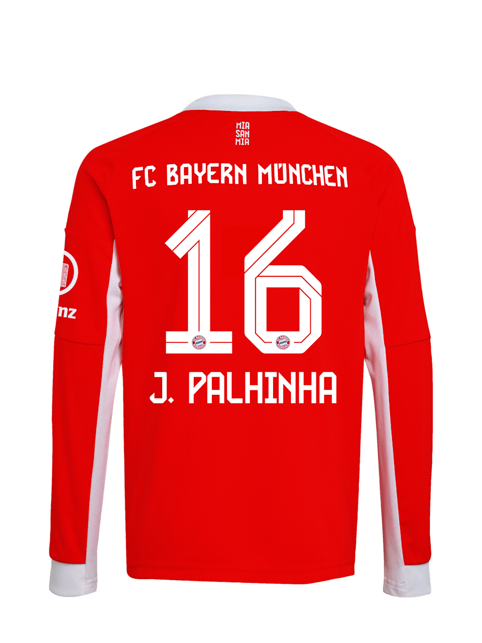 João Palhinha Bambini Maglia a Maniche Lunghe Casa 25-26 1