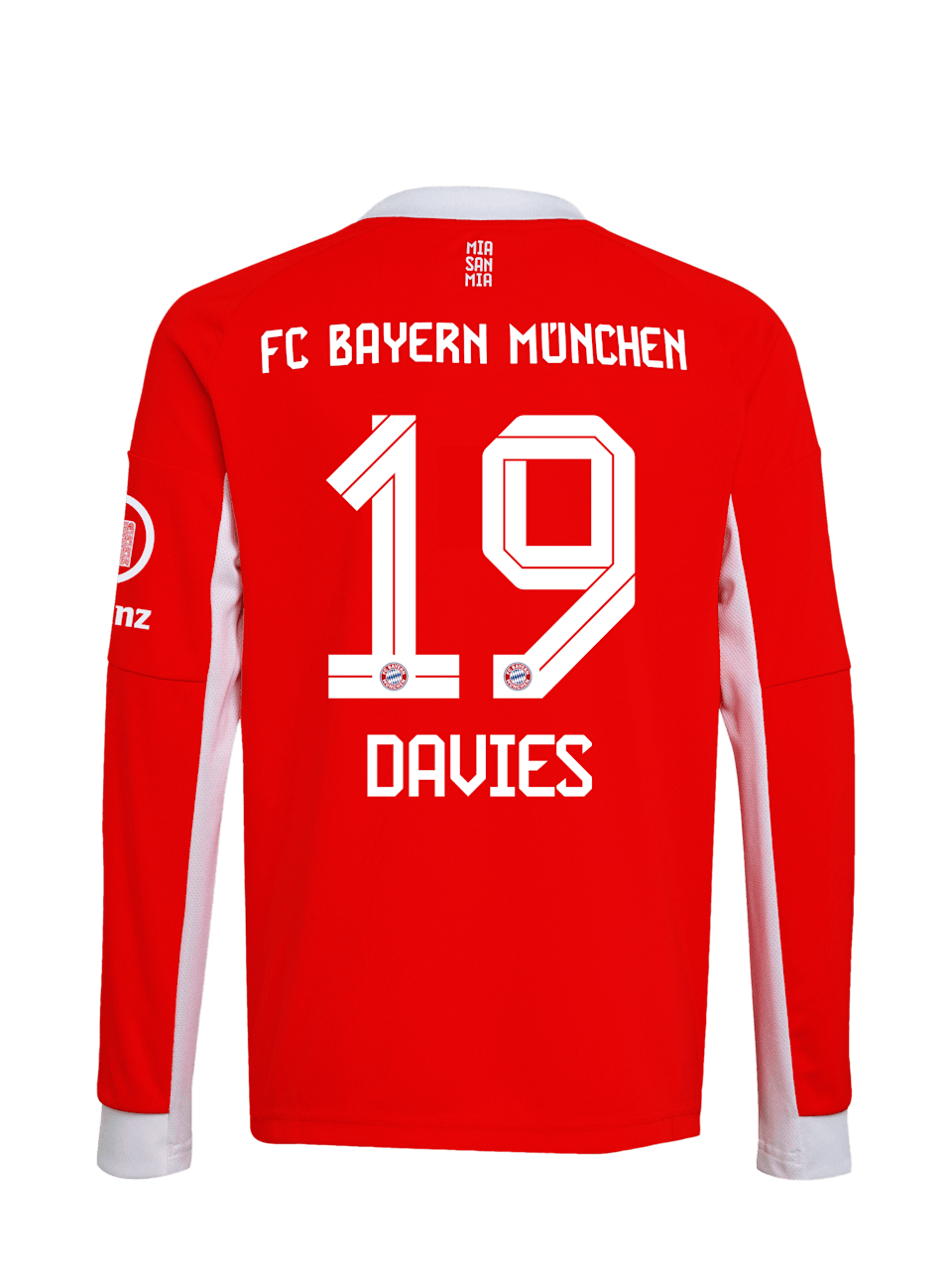 Alphonso Davies Kids Long Sleeve Home Jersey 25-26 1