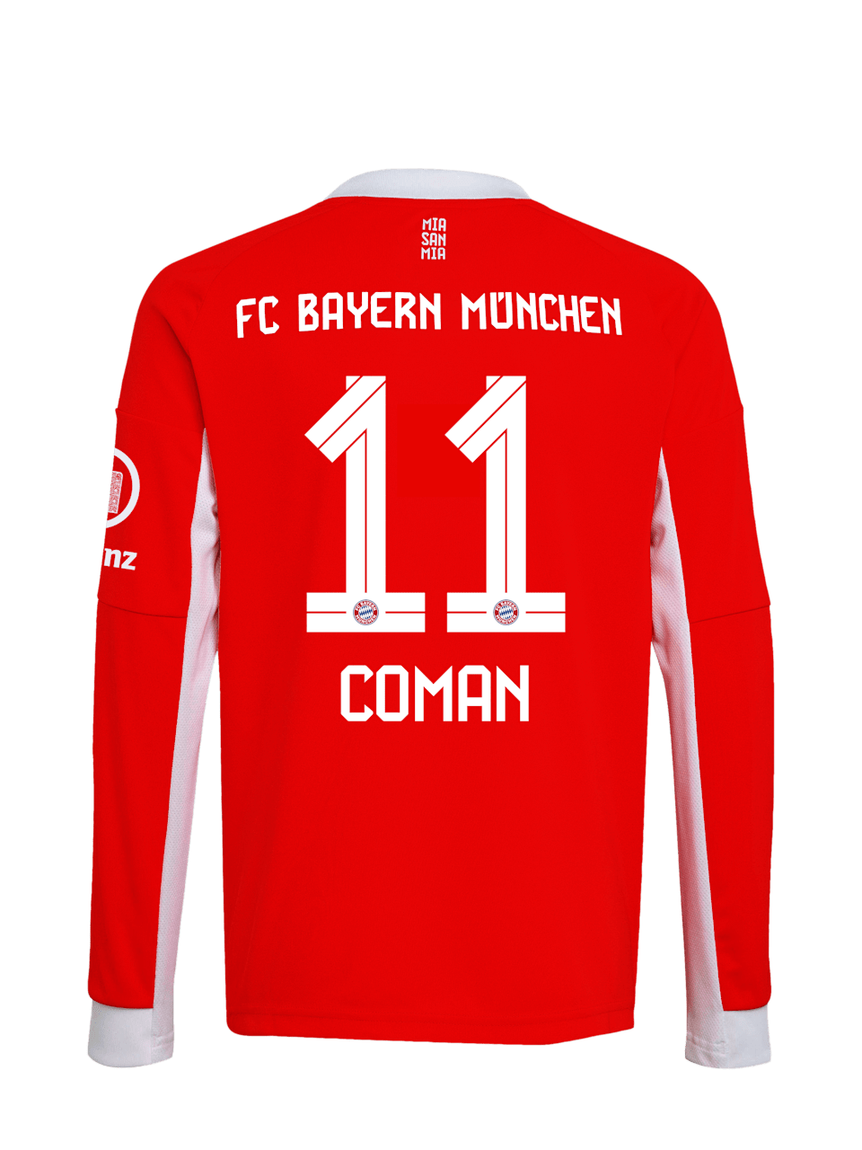 Kingsley Coman Bambini Maglia a Maniche Lunghe Casa 25-26 1