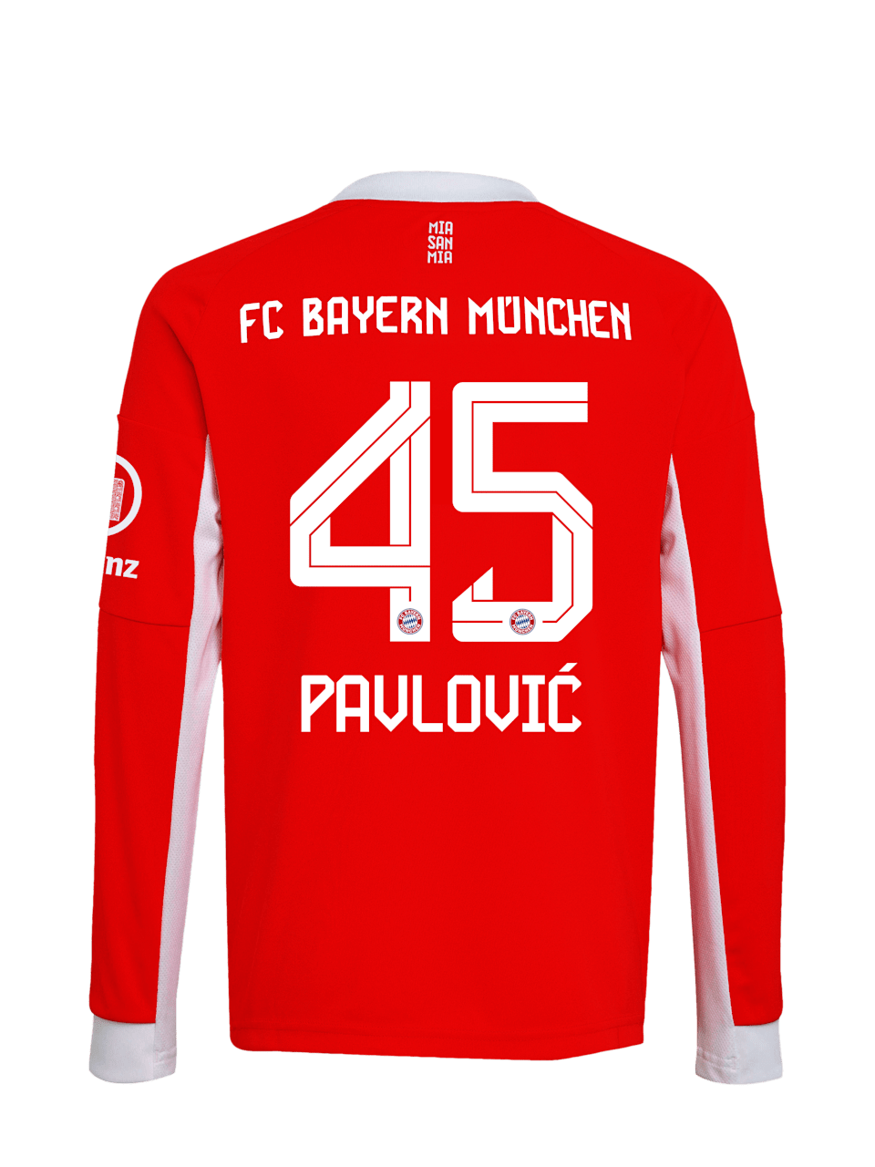 Aleksandar Pavlović Bambini Maglia a Maniche Lunghe Casa 25-26 1