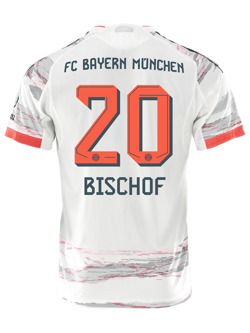Tom Bischof Uomini Maglia Autentica da Trasferta 25-26 1