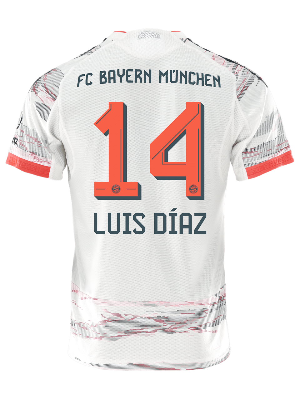Luis Díaz Uomini Maglia Autentica da Trasferta 25-26 1