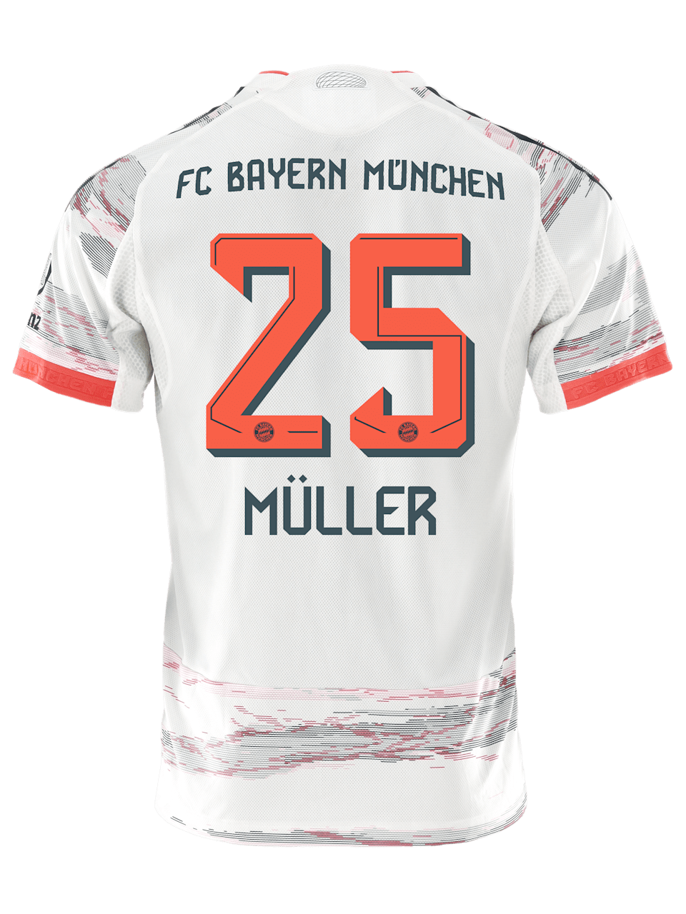 Thomas Müller Hommes Maillot Authentique Extérieur 25-26 1