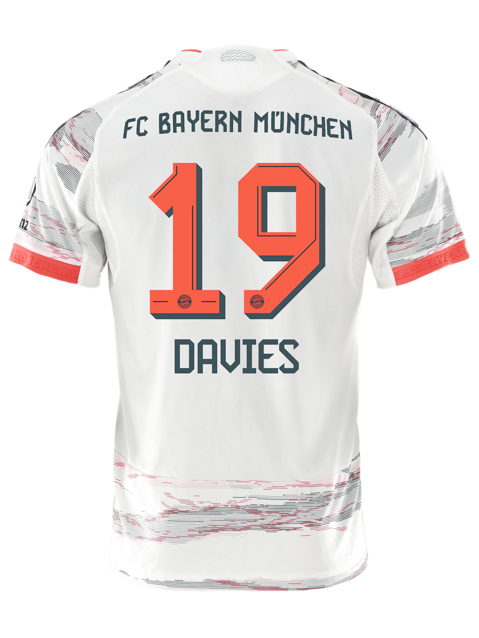 Alphonso Davies Men Authentic Away Jersey 25-26 1