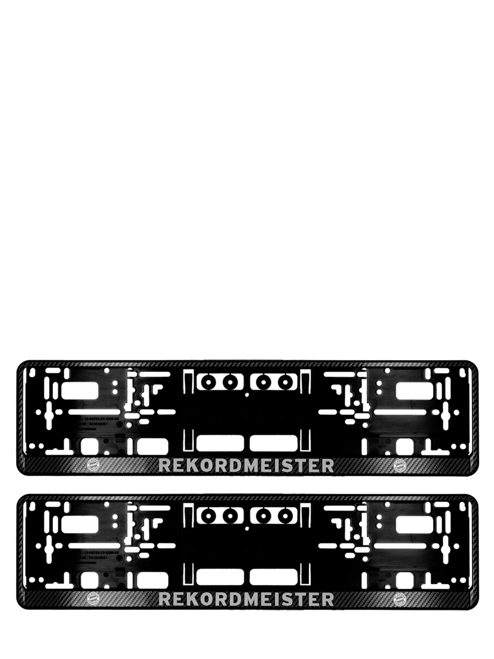 Kennzeichenverstärker Rekordmeister Set 1