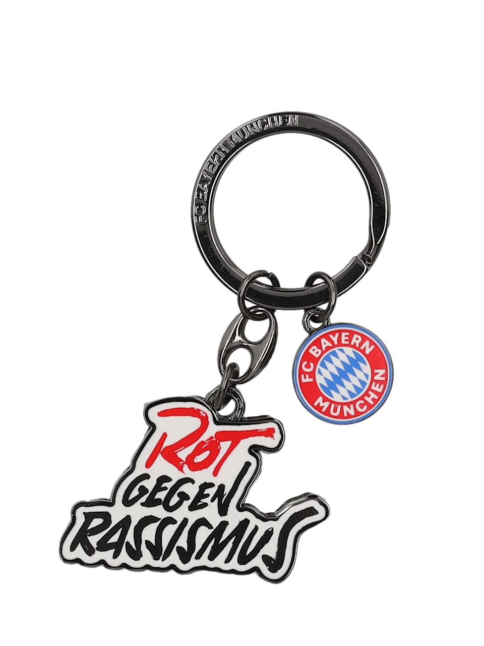 Schlüsselanhänger Rot gegen Rassismus 1