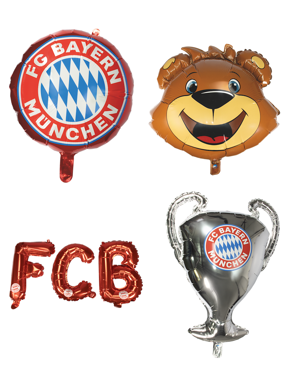 Folienluftballon 4er-Set 1
