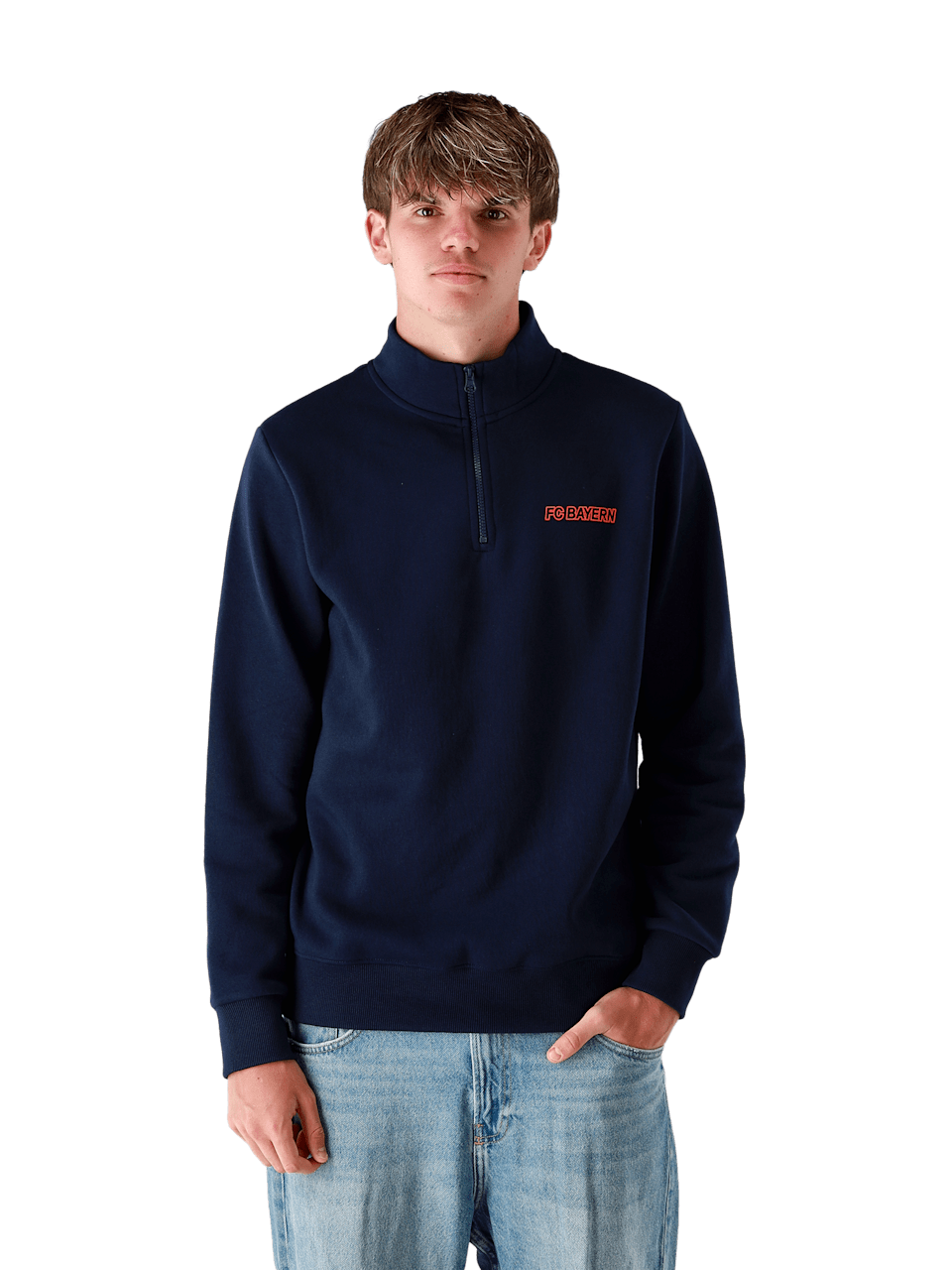 Unisex Half-Zip Sweatshirt Autumn 1