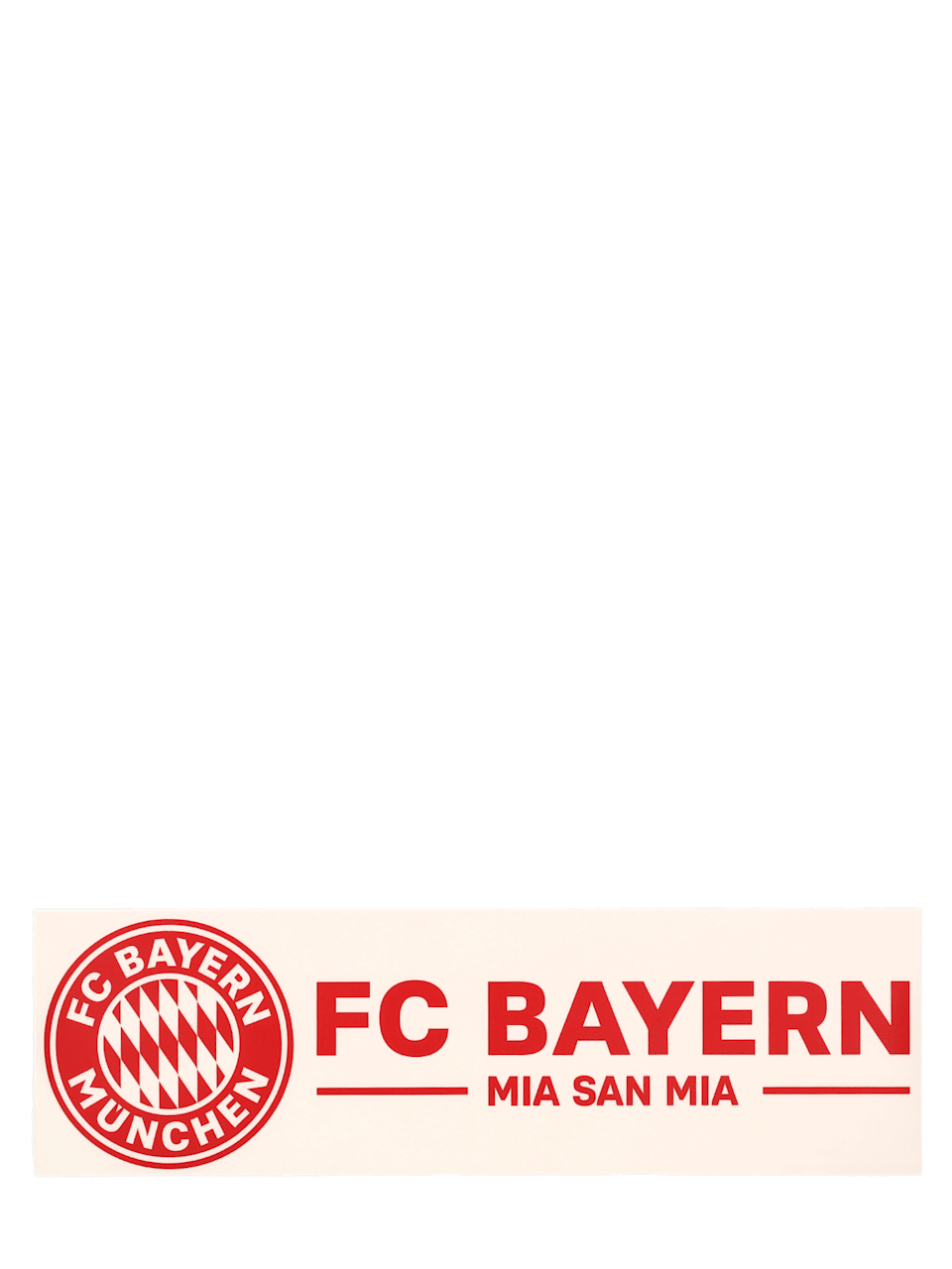 Heckscheibenaufkleber Mia san mia 1
