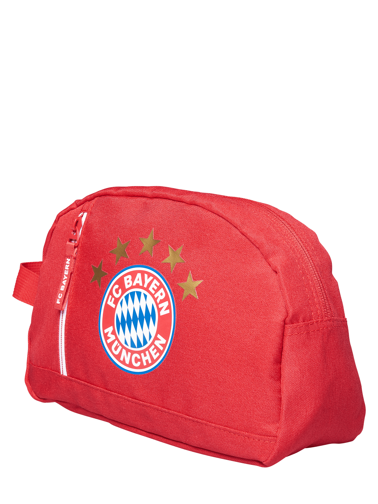 FC Bayern München Kulturbeutel - Personalisierbar Mit Namen - Offizieller Fanartikel