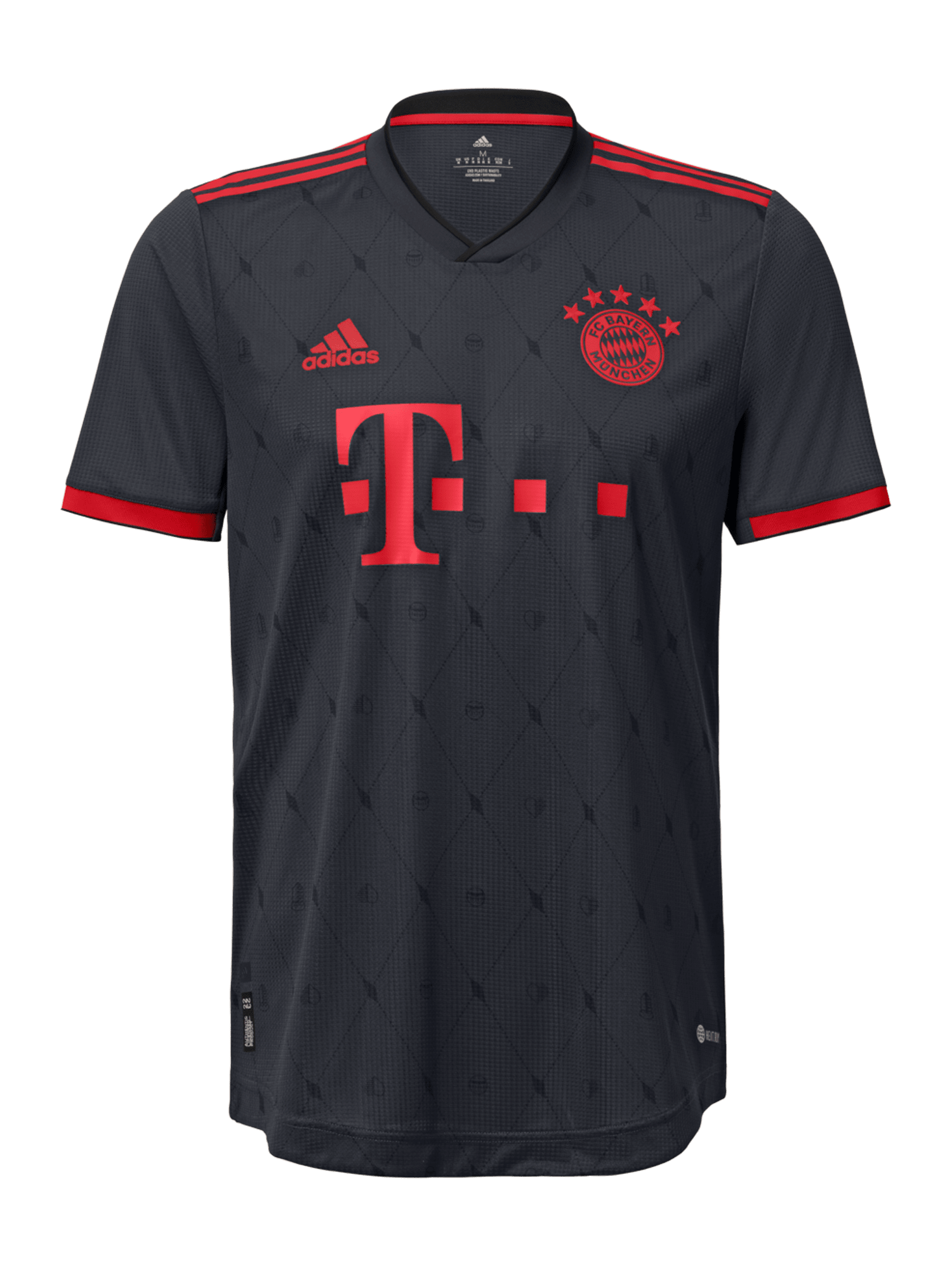 Men Authentic shirt UCL 2223 grey Official FC Bayern Munich Store