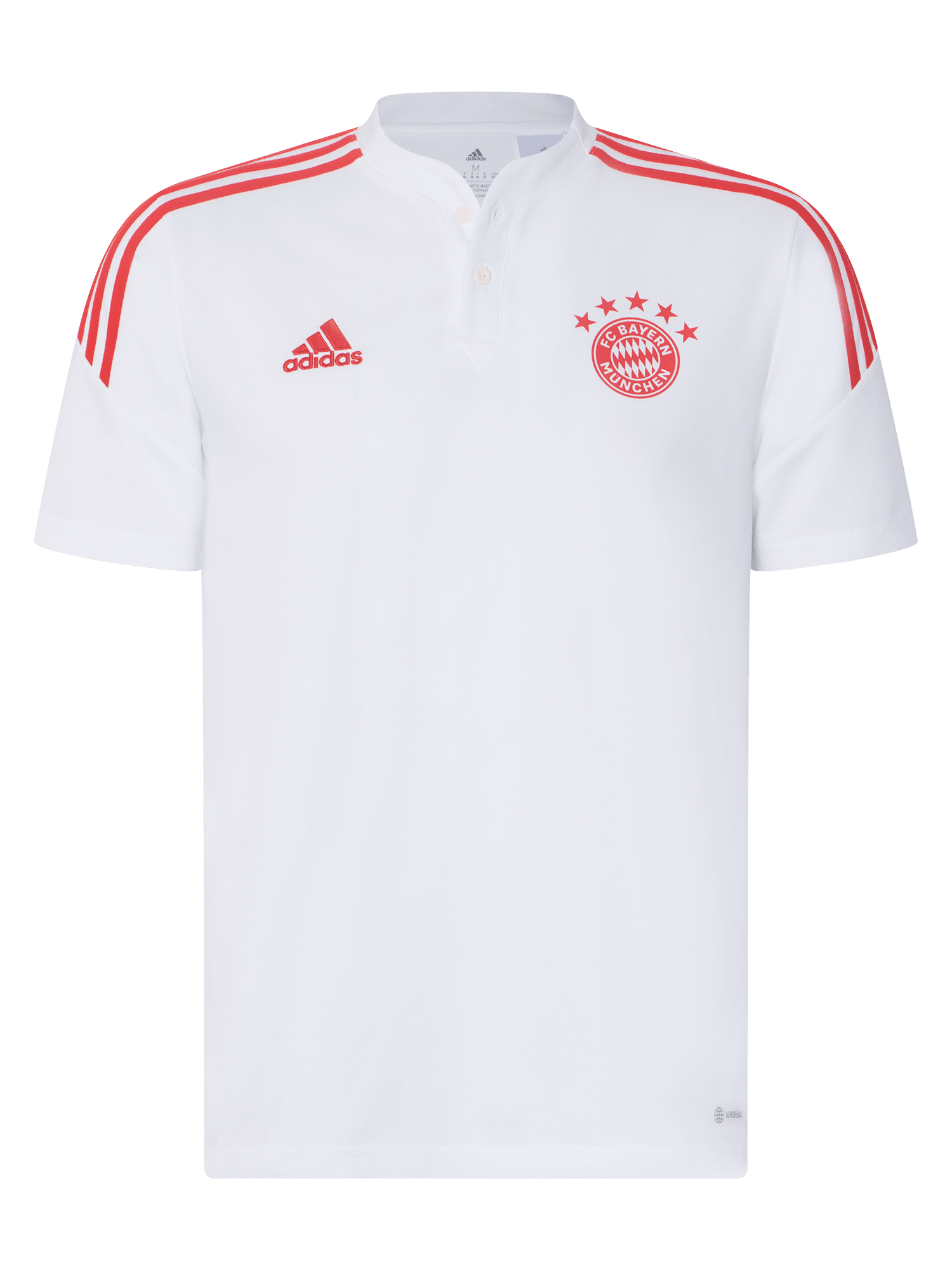Men Teamline polo shirt white Official FC Bayern Munich Store