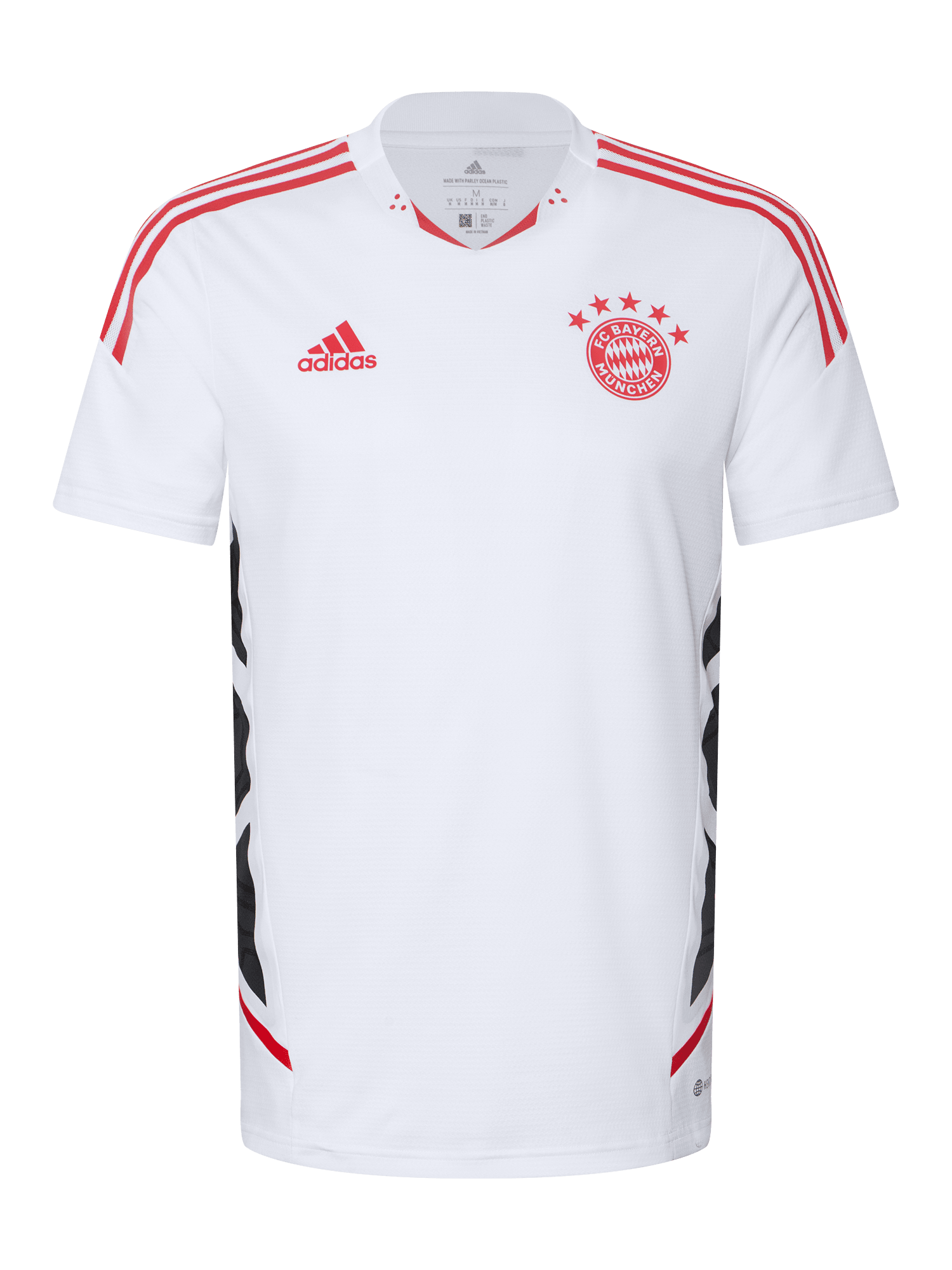 Men Teamline pro training shirt white Official FC Bayern Munich Store