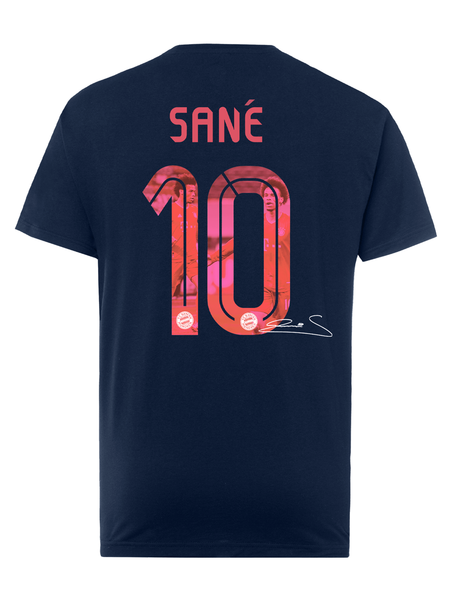 Men T-shirt Sané navy | Official FC Bayern Munich Store