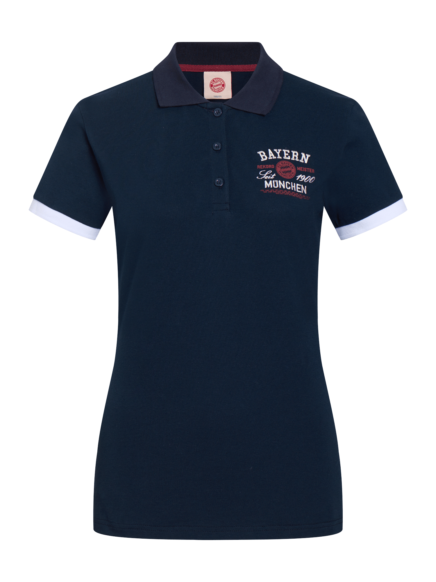 Women Record champion polo shirt navy Official FC Bayern Munich Store
