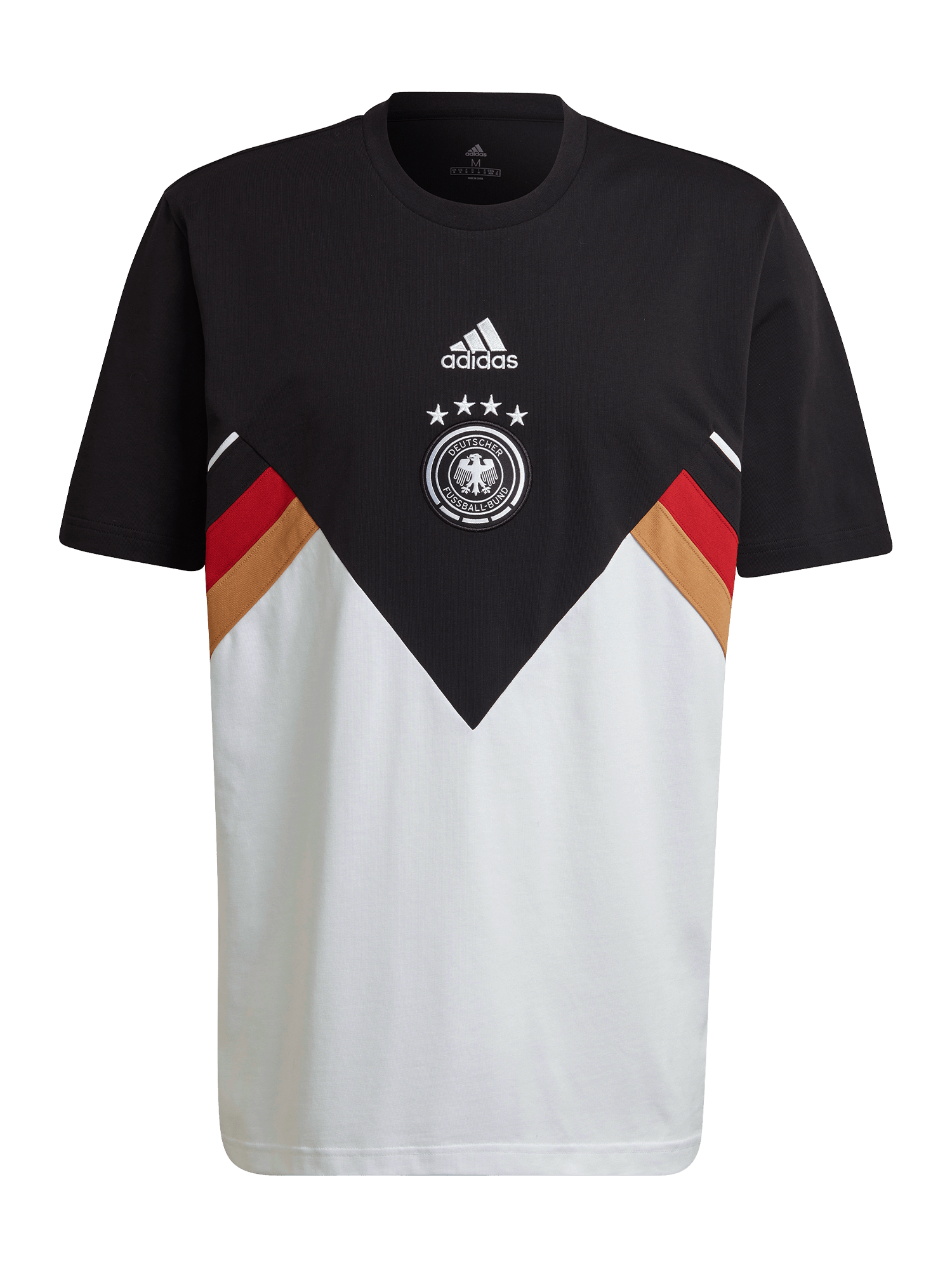 Adidas deutschland t shirt schwarz best sale