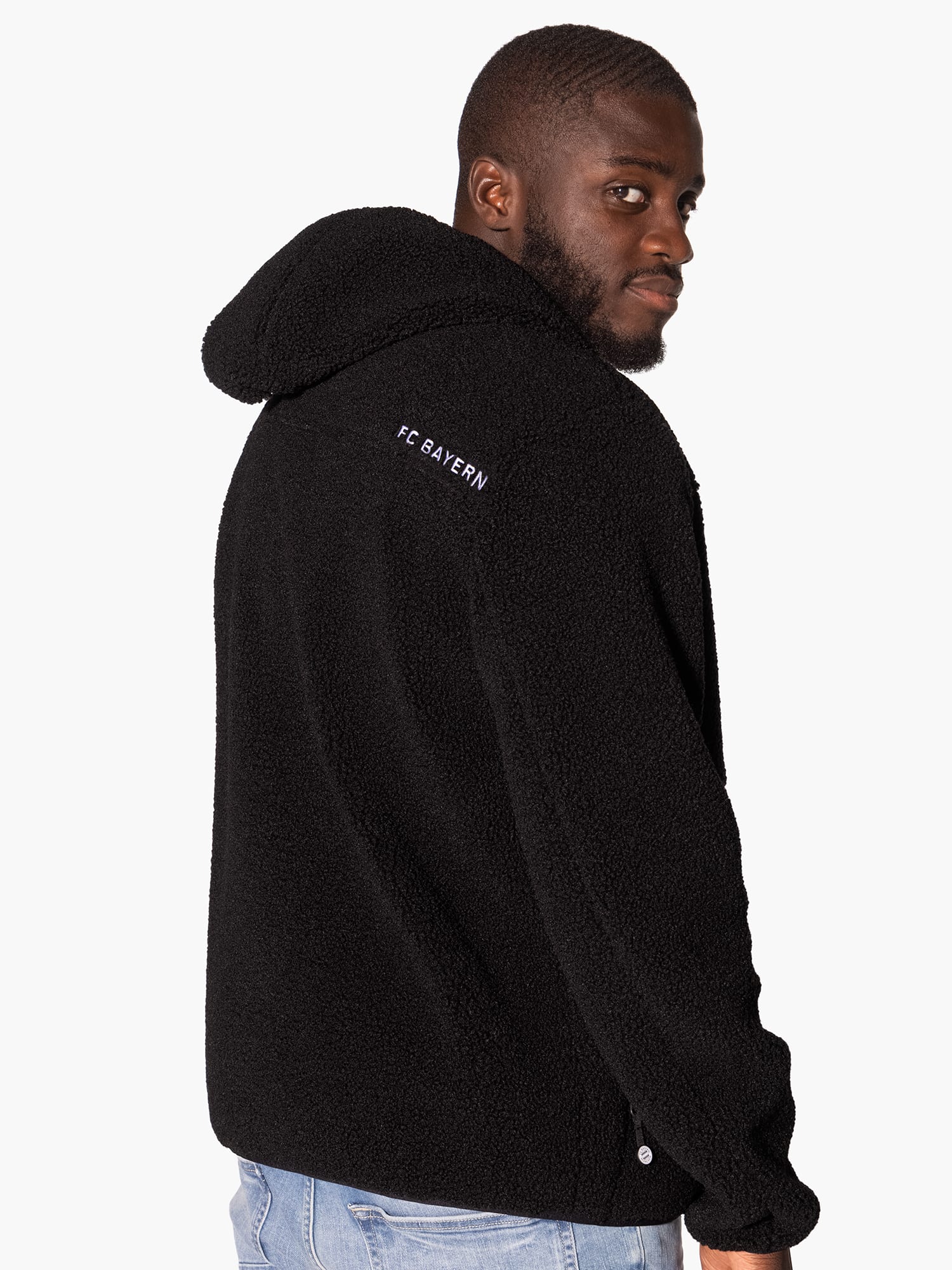 QS Sweatshirt Fleecejacke Aus Teddy-Plüsch Teilung Produktbild-Vorschau 5