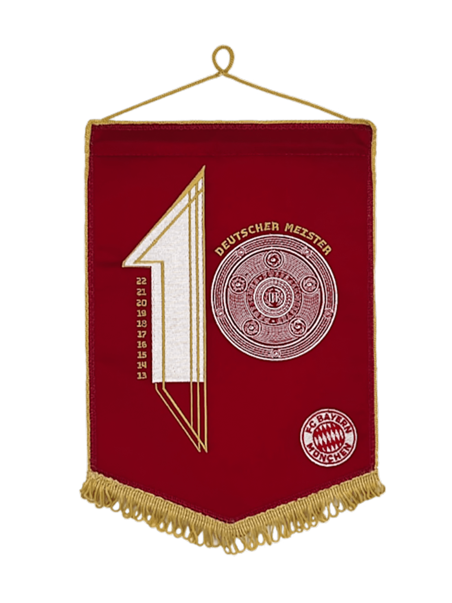ancien petit FANION / PENNANT )) FC BAYERN MUNCHEN ** DEUTSCHLAND GERMANY