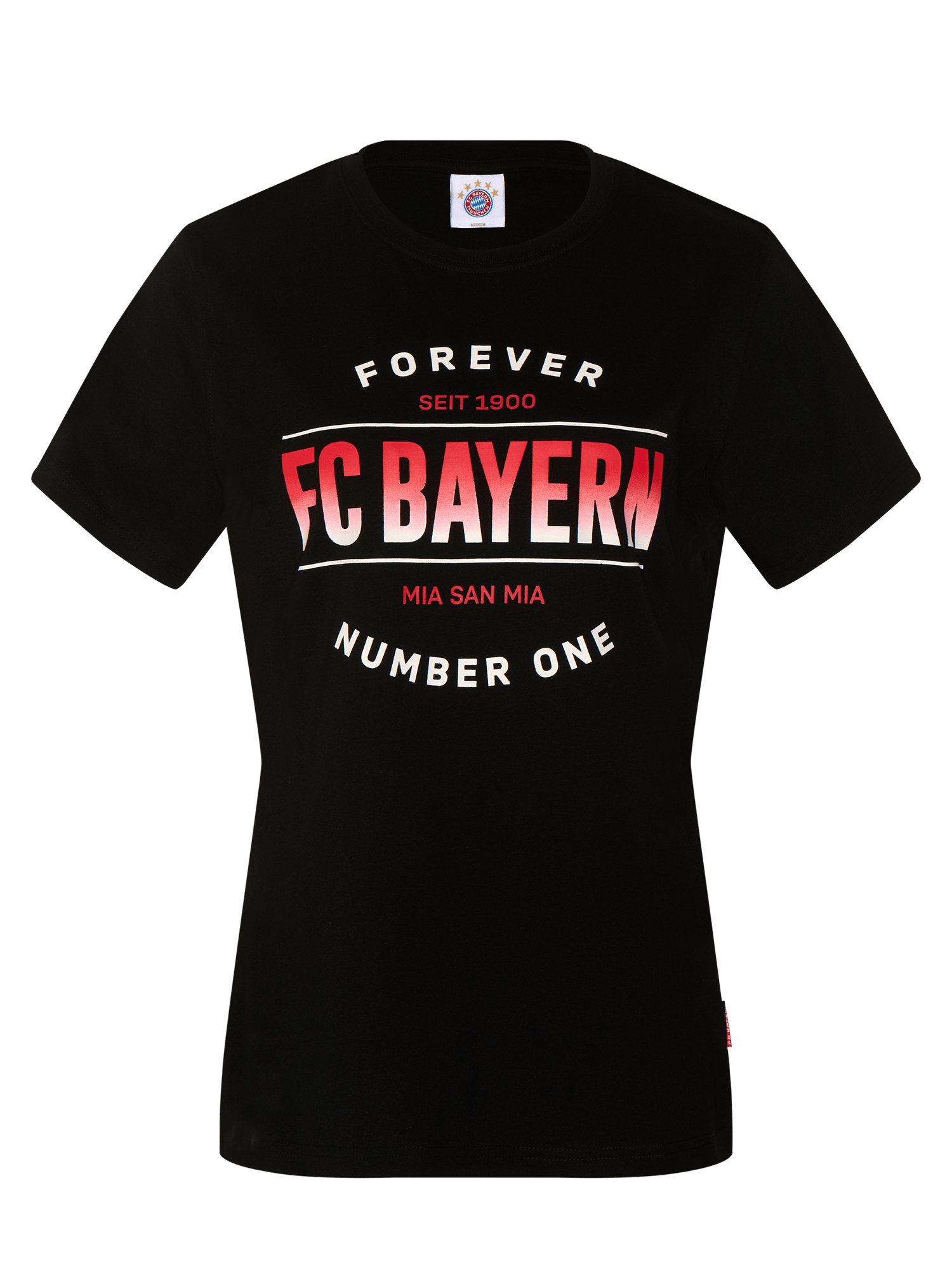 Herren T-Shirt Forever Number One schwarz | Offizieller FC Bayern Store