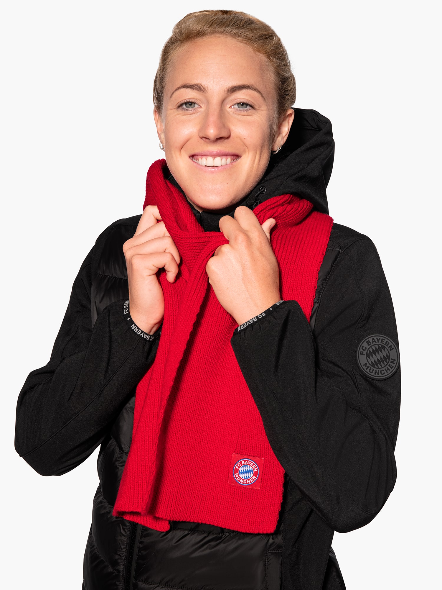 Bayern Strickschal Blau-weiß - Rauten-Muster Für Echte Bayern-Fans